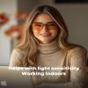 ANRRI Blue Light Blocking Glasses Computer Gaming Professional Powerful Filter Lens Anti Eyestrain Sleeping Glasses Men Women view 2