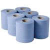 Apex Centrefeed Blue Roll, Pack of 6, 150m, 2-Ply, Embossed, Ideal for Home & Business Use view 3
