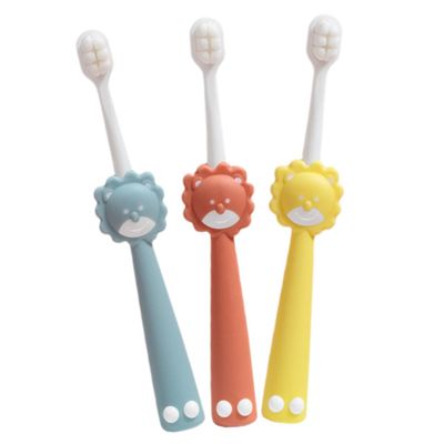 MAGICLULU 3pcs Boys and Girls Toothbrushes Soft Bristle Travel Toothbrushes for Boy Girl's Daily Use Small Ergonomic Design for Toddlers and Girls