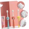 MAGICLULU 3pcs Boys and Girls Toothbrushes Soft Bristle Travel Toothbrushes for Boy Girl's Daily Use Small Ergonomic Design for Toddlers and Girls view 2