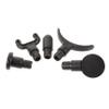 FRCOLOR 5pcs Portable Massager Adapter Head for Scalp Lower Back Muscle Relaxation Athlete Massager Adapter view 1