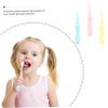 FRCOLOR 3pcs Cartoon Hippopotamus Toothbrush Set Boys and Girls Toothbrush Years Years Soft Bristles view 2