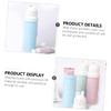 FRCOLOR 3pcs Portable Toothbrush Holder Cup Toothpaste Toothbrush Case Travel Container Random Color view 4
