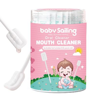 Baby Mouth Cleaner | Soft Oral Cleaning Stick,Portable Oral Tongue Gauze Gum Cleaner, Flexible Toothbrush Tongue Cleaner for Baby's Tongue, Mouth and Tooth Care