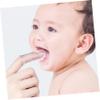FRCOLOR 6pcs Reusable Silicone Boy Girl Finger Brush for Oral Care Soft Toothbrush for Boys and Girls Years Oral Care Brush view 4