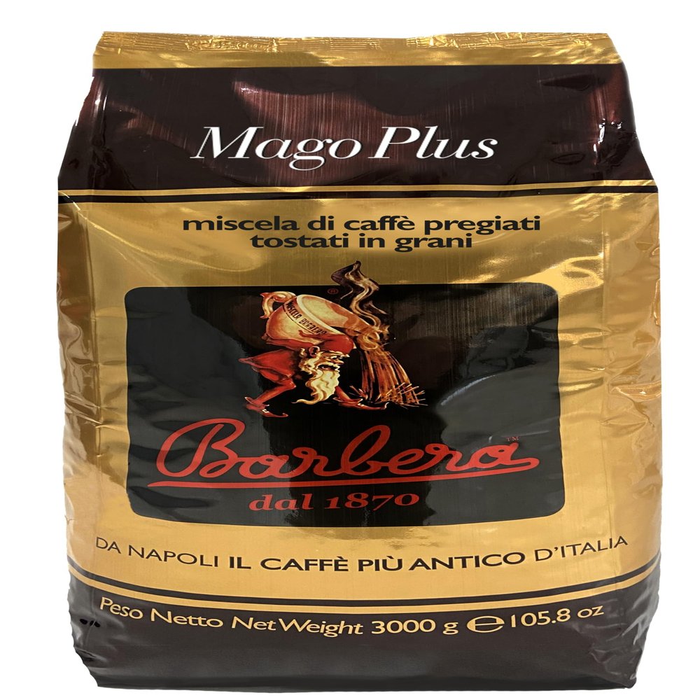 Barbera Mago Plus Coffee Beans 3 kg in Bag