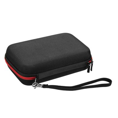 FRCOLOR Protective Case Storage Bag, Shockproof Eva Portable Carrying Pouch with Lanyard and Red Zipper, Household Non- Organizer