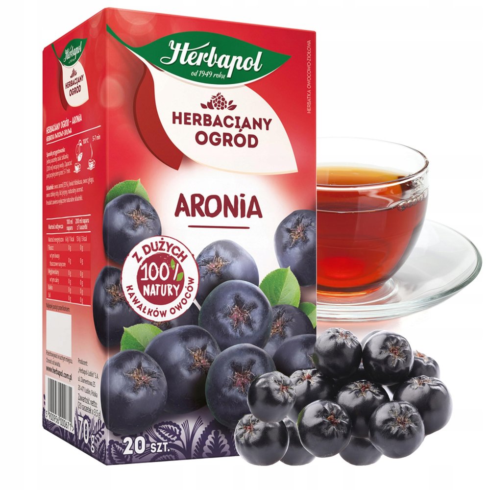 3x Chokeberry Tea Natural Herbal Fruit Herbapol