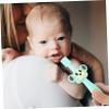 FRCOLOR Toothbrush and Teething Toy Animal Silicone Teether for Boy Girl Toothbrush Years Training Brush Bristles for Year Old view 3