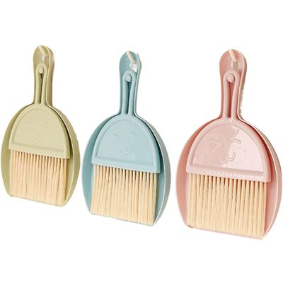 GERRIT Desktop Cleaning Set, Mini Small Dustpan and Broom Combination Set, Household pet Small Broom, Bed Garbage Shovel/87