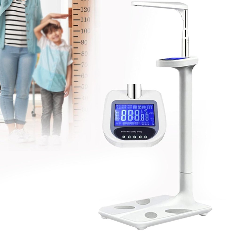 Cashwise Professional Digital Physicians Scale, Height and Weight Analyzer, Multifunction Physician Body Weight Scale 440lbs Capacity Digital Medical Scale for Body Weight & Height Scale 80-195CM