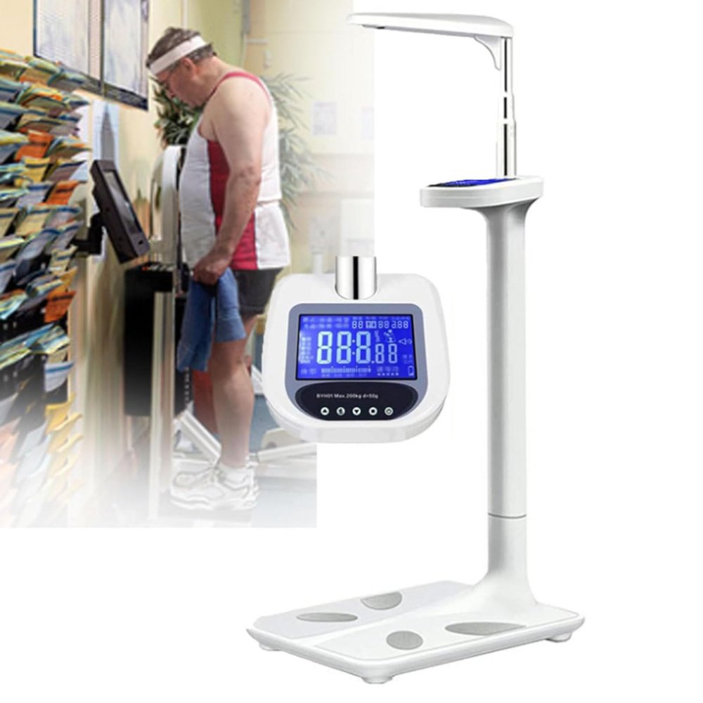 Cashwise Professional Digital Physicians Scale, Digital Medical Scale for Body Weight and Height Scale, Multifunction Weight Scale, BMI Body Fat Measurement Device, for Hospital School Beauty Salon