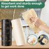 Bamboo Kitchen Roll 8-Roll 2-ply Large Size Eco-Friendly Kitchen Towels Paper Towels Green Sustainable Household Paper Plastic Free Naked Paper Unbleached Drying Hands Absorbing Oil Napkin Substitute view 4
