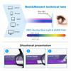 Stylish Blue Light Blocking Reading Glasses for Men WomenProgressive Multifocus Readers with Spring Hinges (Color : Brown, Size : 3.0x) view 4