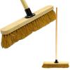 18 Sweeping Brush Indoor Soft Broom with Wooden Handle Coco Bristles Indoor Floor Broom with Durable Support Bracket Cleaning Brush for Easy Swiping Dust And Wisp Floors (PACK OF 1) view 1