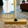 18 Sweeping Brush Indoor Soft Broom with Wooden Handle Coco Bristles Indoor Floor Broom with Durable Support Bracket Cleaning Brush for Easy Swiping Dust And Wisp Floors (PACK OF 1) view 4