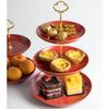 ISCBAFYX Festive Cake Stand: A Vibrant Multi-layer Fruit Plate for Snacks and Sweets view 3
