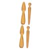 FOMIYES 4pcs Wooden Massage Stick for Foot Massage Acupressure Rod for Muscle Pain Relief Reflexology Stick for Blood Flow Improvement view 1
