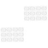 FOMIYES 12pairs Heel Stickers Invisible Feet Protectors Wear-Resistant for High Heels Prevent Slipping in Shoes Comfortable for Walking view 1