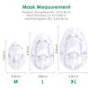 Agooteam 3 Pack Oxygen Mask for Adult Face with 7' Tube & Adjustable Elastic Strap- Size XL (Clear) view 2