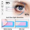 Becool fish Fashion Rimless Tinted Lens Reading Glasses For Women, Blue Light Blocking ReadersAnti Eyestrain Glasses (Color : Metallic, Size : 3.0x) view 2