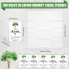 Jetec 100 Pack Funeral Facial Tissues Pocket Tissue Travel Tissues Size in Loving Memory Facial Tissues Funeral Favors for Guests Celebration of Life Decorations, 3 Ply, 8 Sheets (Family Tree) view 2