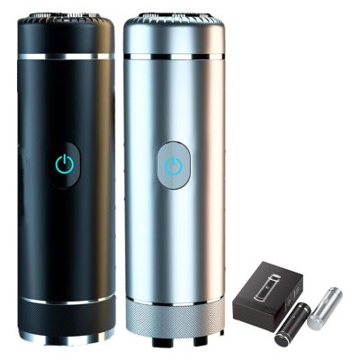 Aweshave 2.0 Premium Body Trimmer, Aweshave 2.0 Premium Body Trimmer for Ball and Body, Aweshave Dapper Shaver, Waterproof Electric Razor for Men with Replaceable Ceramic Blade (Black+Silver)