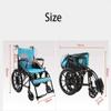 Wheelchairs Manual Self Propelled Wheelchairs for Aldults and Elderlys Lightweight Transport Wheelchair with Locking Hand Brakes and Footrest Lightweight view 2