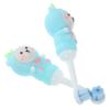 COLLBATH Kids Toothbrush 2pcs Soft Bristle Round Head Children's Toothbrush Set Cute Bear Design Gentle Cleaning for Toddlers 0-9 Years Old Oral Care view 1