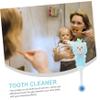 COLLBATH Kids Toothbrush 2pcs Soft Bristle Round Head Children's Toothbrush Set Cute Bear Design Gentle Cleaning for Toddlers 0-9 Years Old Oral Care view 2