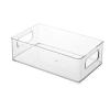 Julyue Transparent Desktop Storage Box Acrylic Makeup Storage Organizer Bins, Stackable Pantry Organization and Storage Baskets for Fruits Vegetables Snacks view 1