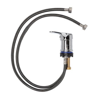 Blanketswarm Salon Shampoo Bowl Faucet,Hot Cold Mixer Valve Replacement Shampoo Bowl Hair Accessories 31.5in Zinc Alloy Shampoo Bowl Faucet Hose for Shampoo Bed