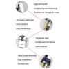 Blanketswarm Salon Shampoo Bowl Faucet,Hot Cold Mixer Valve Replacement Shampoo Bowl Hair Accessories 31.5in Zinc Alloy Shampoo Bowl Faucet Hose for Shampoo Bed view 2
