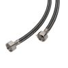 Blanketswarm Salon Shampoo Bowl Faucet,Hot Cold Mixer Valve Replacement Shampoo Bowl Hair Accessories 31.5in Zinc Alloy Shampoo Bowl Faucet Hose for Shampoo Bed view 4