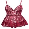 Cottelli Curves Women Set Bordeaux 3XL view 1