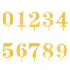 0-9 Number For 5.9in Cake Topper, Shiny Acrylic Number Cake Toppers,Cake Decorations,Birthday Party Cake Topper for Birthday Party Wedding Anniversary view 1