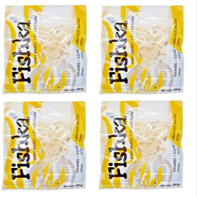 Fishka Dried Squid Shreds Fish Snacks 20g (Pack of 5)