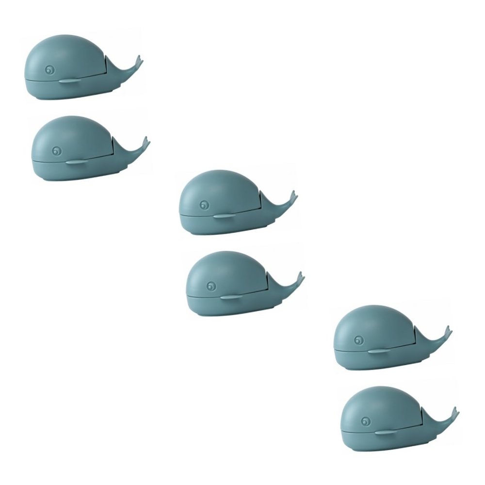 FRCOLOR 6pcs Whale Shaped Washing Multipurpose Cleaning Brush for Home Use Shoes Brush Laundry for Cleaning Surfaces