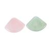 FRCOLOR Massage Stone Fan Shaped Gua Sha Board Scraping Plate for Pain Relief Body Massage Tool Random Color view 2