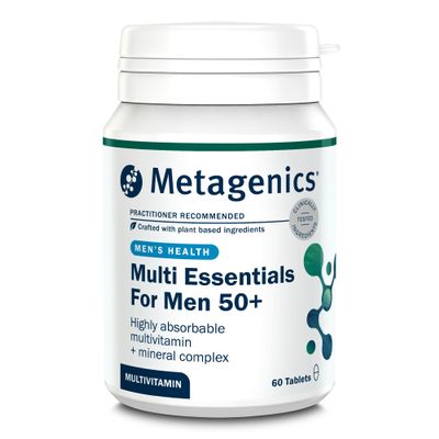 Metagenics Multi Essentials for Men 50+ - High Strength Blend of Key Nutrients - 60 Capsules
