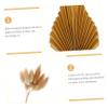 Cabilock 5sets Bohemia Cake Ornaments for Women Birthday Party Decor Paper Fan and Balls Cake Decorative Props for Shower Wedding Celebrations view 3
