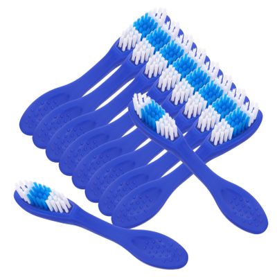 FRCOLOR 10pcs Mini Toothbrushes Small Toothbrushes Prison Supplies Portable Wear-Resistant for Travel and Daily Oral Cleaning