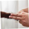 Ipetboom Palm Fiber Handcrafted Short Handle Duster Brush for Home Cleaning, Soft Desk and Bed Dust Sweeping Brush with Wood Handle, Household Dust Remover for Office and Indoor Use view 2