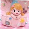 OUNONA Mermaid Adornment Cake Topper Resin Mermaid Cake Decor for Birthday Party Desktop Decor Craft view 3