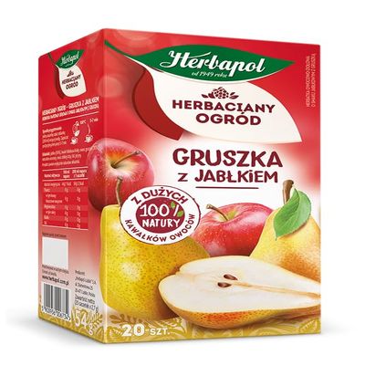 Apple & PearTea Natural Pure And Refreshing Herbal Fruit Infusion Herbapol