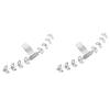 FRCOLOR 2pcs Adjustable Mask Extender Buckle for Mask Strap Rhinestone Comb Headwear for Hair Accessories Buckle view 1