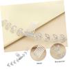 FRCOLOR 2pcs Adjustable Mask Extender Buckle for Mask Strap Rhinestone Comb Headwear for Hair Accessories Buckle view 4