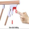 WQZStar Bed Rail for Elderly,Side For Elderly Bed Fence Retractable Railing Foldable Bed Rail Safety Side For Elderly Adults Assist Handle Bed Railing Metal Grip Bed Side Handrail view 2