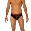 ABWL Fashion Latex Briefs for Men,Natural Rubber Men's Latex Shorts Underwear,Latex Panties Cosplay Costume Party Clubwear, Black,m, 18 Years view 4