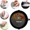 KOMUNJ 2 pieces cast iron cleaner, cast iron cleaner, ring cleaner with hanging ring for frying pans, grill pans or woks and more view 3